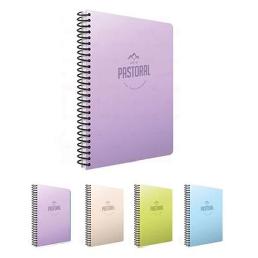 Gıpta Spiralli Plastik Kapak Defter Pastoral A4 72 YP Kareli -2080.50767