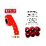 Tanex Fiyat Etiketi Çizgili 12x21 Fosforlu Kırmızı