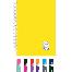 Çınar Colormaxi Spiralli Defter Plastik Kapak Çizgili 72 YP A4 72/1